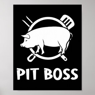 Grill-Räucher-Pit-Boss-Fleischliebhaber-Bbq-Grille Poster