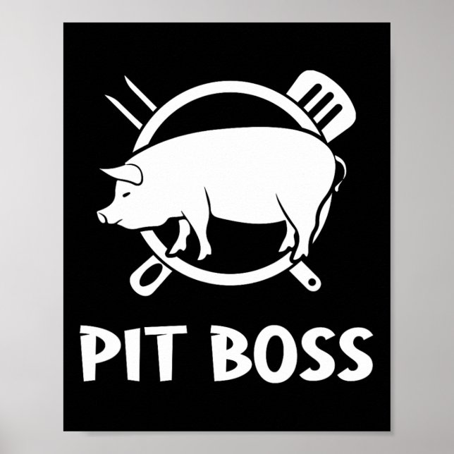 Grill-Räucher-Pit-Boss-Fleischliebhaber-Bbq-Grille Poster (Vorne)