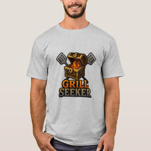 Grill Seeker - Funny GRILLEN Adventurer Feinschmec T-Shirt