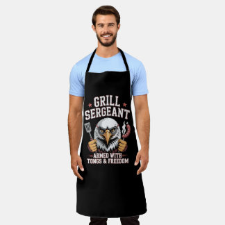 Grill Sergeant: Patriotische GRILLEN Schürze
