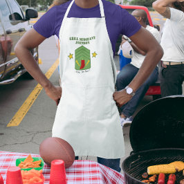 Grill Sergeant Personalisiert Grilling Schürze