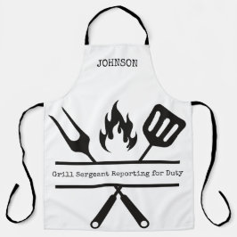Grill Sergeant Schürze