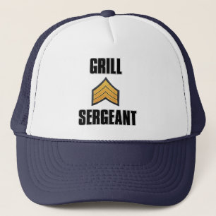 Grill Sergeant Sommerfrische Grillen Grillkochen Truckerkappe