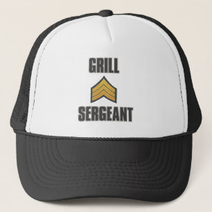 Grill Sergeant Summer BBQ Hut - Custom Trucker Cap Truckerkappe