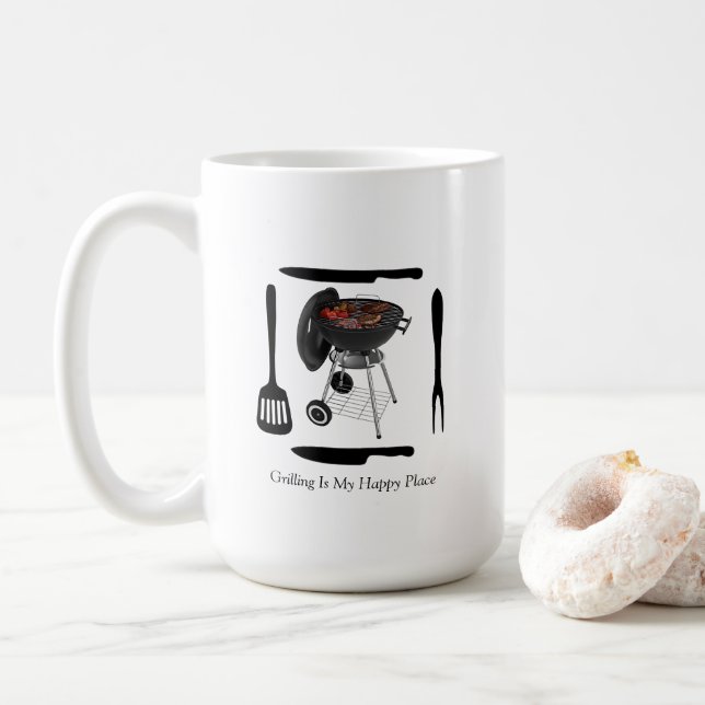Grill-Tasse Kaffeetasse (Mit Donut)
