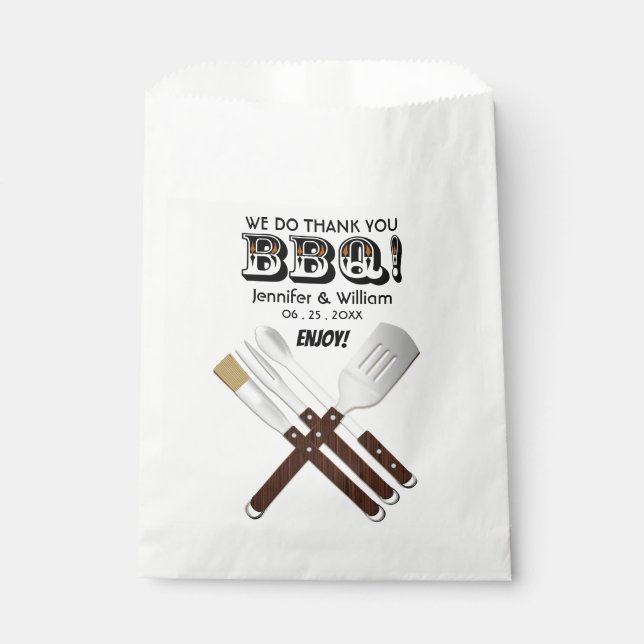 Grill-Tools | Ich tue GRILLEN für Tasche Geschenktütchen (Vorderseite)