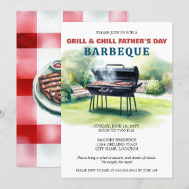 Grill und Chill GRILLEN Party Einladung