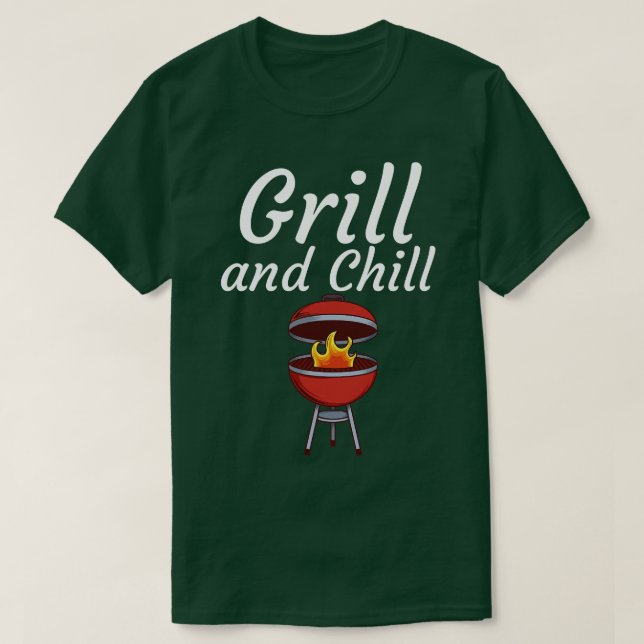 Grill und Chill T-Shirt (Design vorne)