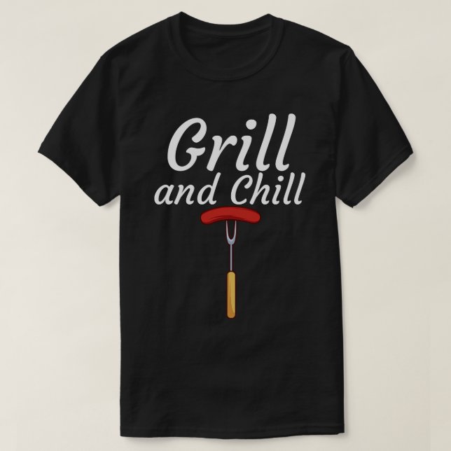 Grill und Kill 3 T-Shirt (Design vorne)