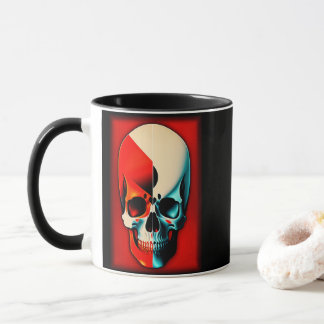 GrillaSkate Kustom Design 003B Skull-Tasse Tasse