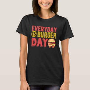 Grilled Cheese Burger Tag Fast Food Burger T-Shirt