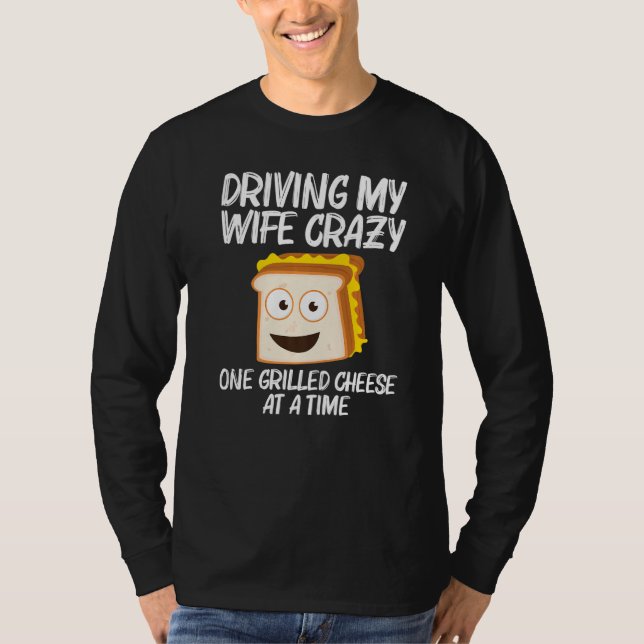 Grilled Cheese  Designs Men Dad Grilling Foodie T-Shirt (Vorderseite)