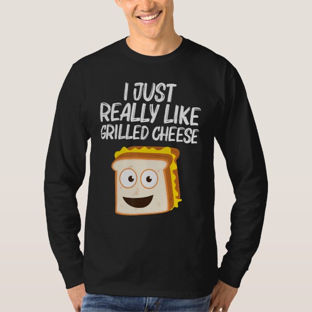 Grilled Cheese   Designs Men Women Grilling Foodie T-Shirt (Vorderseite)