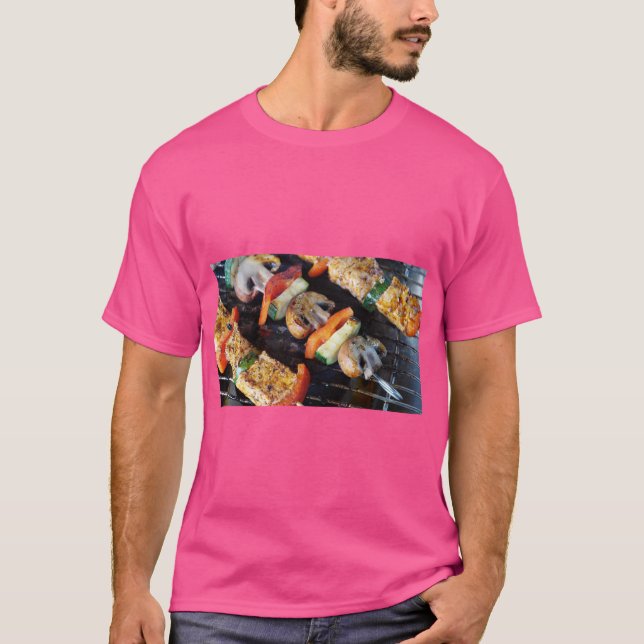 Grilled Meat Skewer Art Tee (Vorderseite)