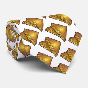 Grilled Toasted Cheddar Cheese Sandwich Foodie Tie Krawatte