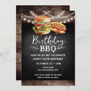 Grillen 30. Geburtstag Einladung