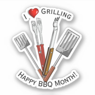 GRILLEN AUFKLEBER