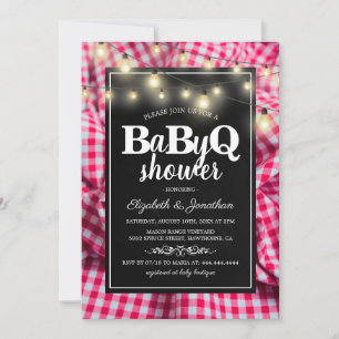 GRILLEN Baby Couples Dusche   BaByQ Barbecue Einladung