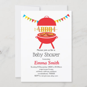 Grillen Baby Dusche Grillen Party, Grill, Grillen Einladung