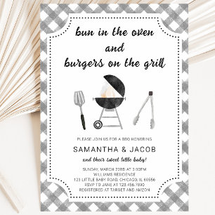 GRILLEN Baby Shower Einladung
