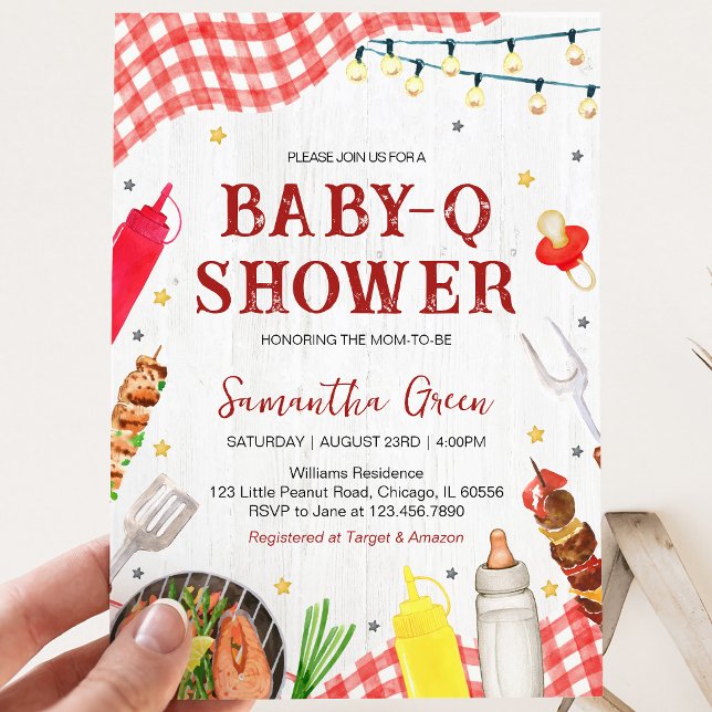 GRILLEN Baby Shower Einladung (Von Creator hochgeladen)
