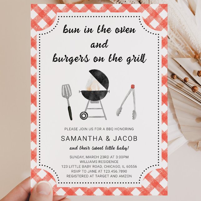 GRILLEN Baby Shower Einladung (Von Creator hochgeladen)