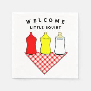 GRILLEN Baby Shower Serviette