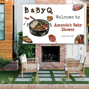 GRILLEN Barbecue Backyard Party Kinderdusche Willk Banner