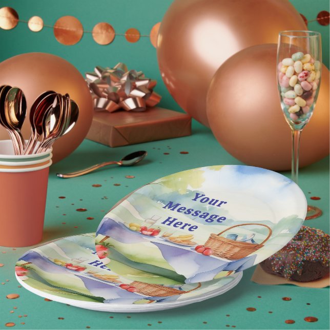Grillen Barbecue Party Pappteller (Multi)