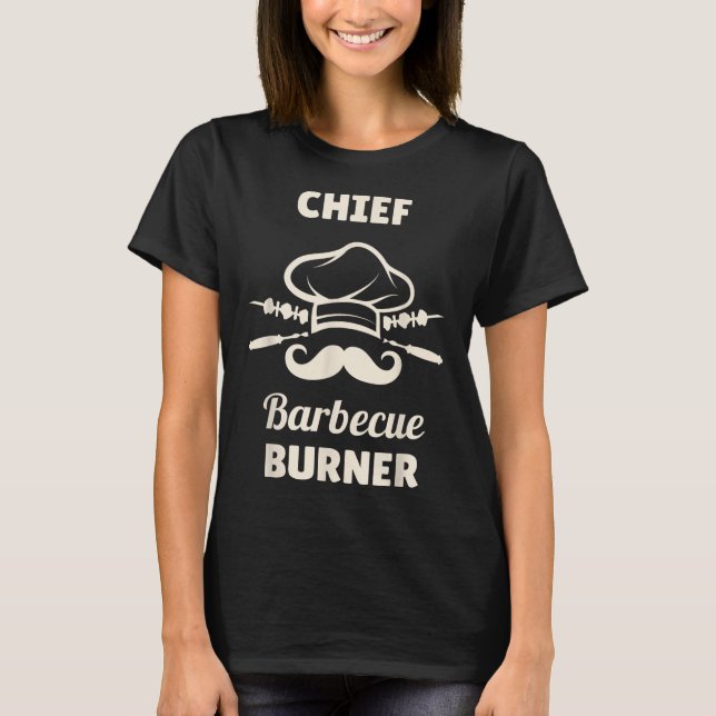 Grillen Burner Funny Grilling Master Funny Grillen T-Shirt (Vorderseite)