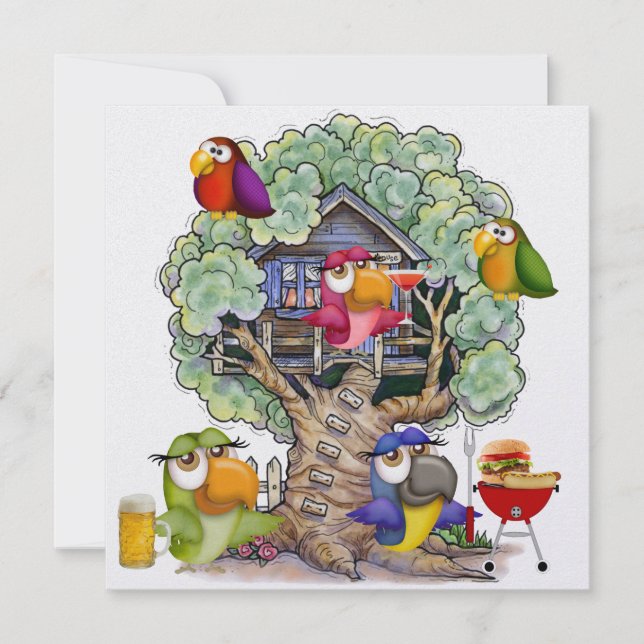 GRILLEN - Cocktails - Cookout - Party - SRF Einladung (Vorderseite)