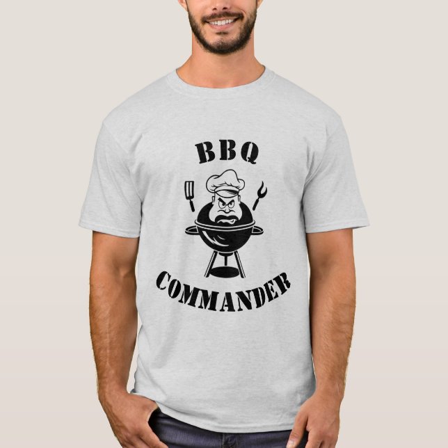 GRILLEN Commander T - Shirt - Funny Vatertag Gesch (Vorderseite)