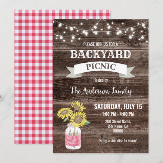 Grillen der Picnic-Nachbarschaft Einladung