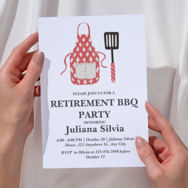 Grillen der Rentenversicherung Party Einladung (Von Creator hochgeladen)