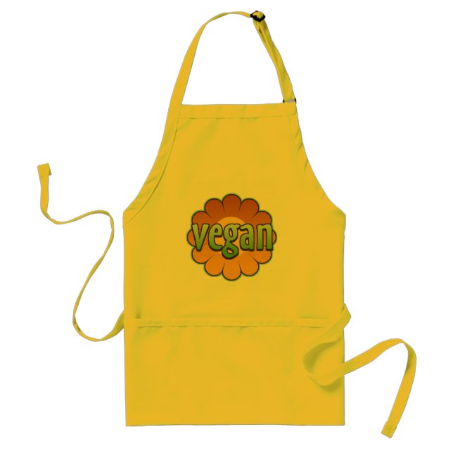 GRILLEN der Veganen Blume Schürze (Vorne)