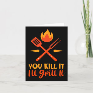 Grillen des Vaters, du tötest es, ich werde es gri Karte