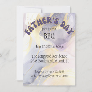 Grillen des Vaters Einladung