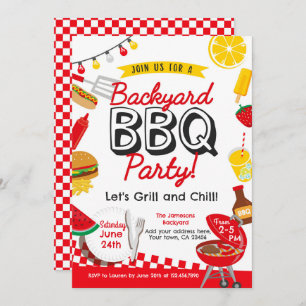 Grillen Einladung