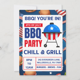 Grillen Einladungskarten Familie Wiedersehen 4. Ju