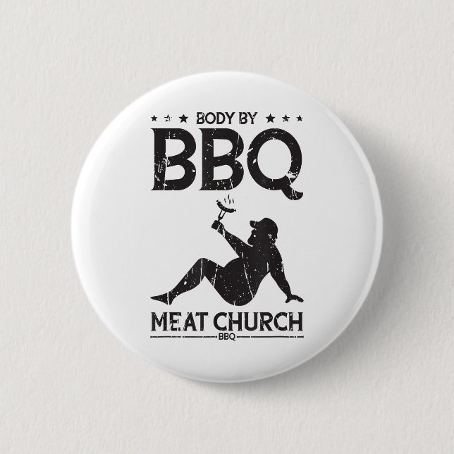 Grillen Fleisch Grillen der Kirche - Grillen Enthu Button (Vorderseite)