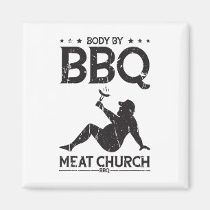 Grillen Fleisch Grillen der Kirche - Grillen Enthu Magnet