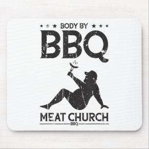 Grillen Fleisch Grillen der Kirche - Grillen Enthu Mousepad