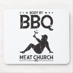 Grillen Fleisch Grillen der Kirche - Grillen Enthu Mousepad