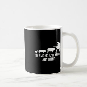 Grillen Fleisch rauchen Shirt, wenn man rauchen wi Kaffeetasse