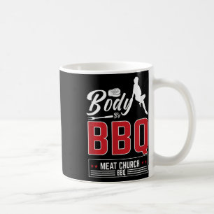 Grillen Fleischkirche für eine lustige barbeque Gr Kaffeetasse