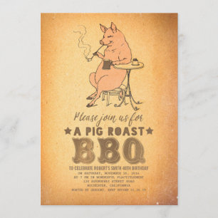 GRILLEN Fun Birthday Party Einladung