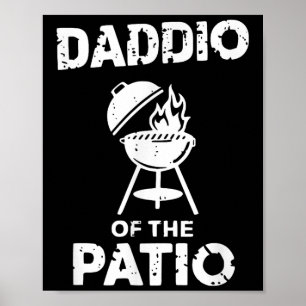 Grillen Funny Vater Grillen Party Smoker Pork Gril Poster
