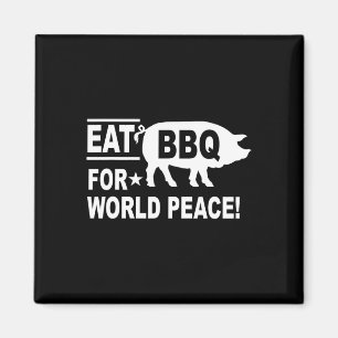 Grillen für den Weltfrieden Funny Grillen Lover Magnet