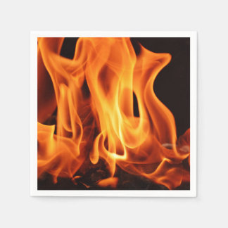 GRILLEN Grill Cookout Flames Serviette