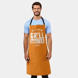 GRILLEN Grill Master Personalisiert Bester Vater V Schürze